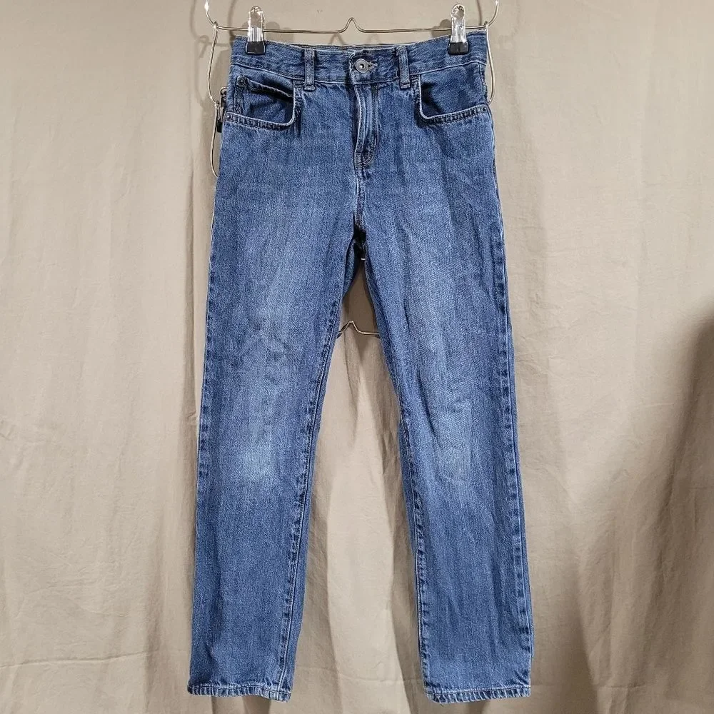 The children place size 10 boys straight leg denim blue jeans